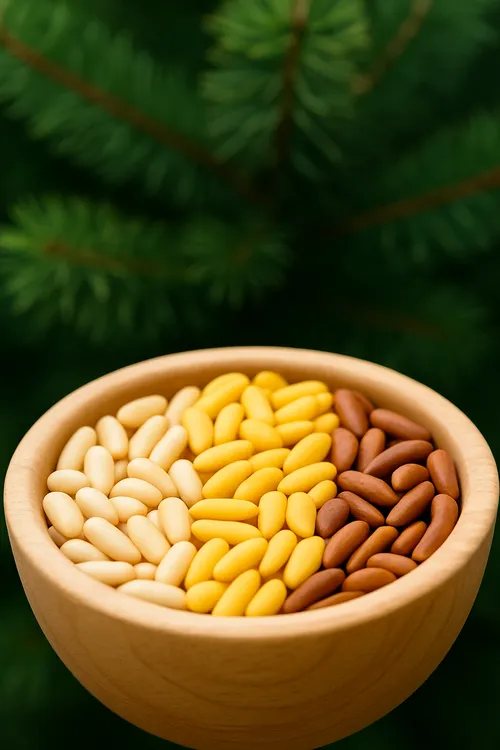 Different pine nut origins